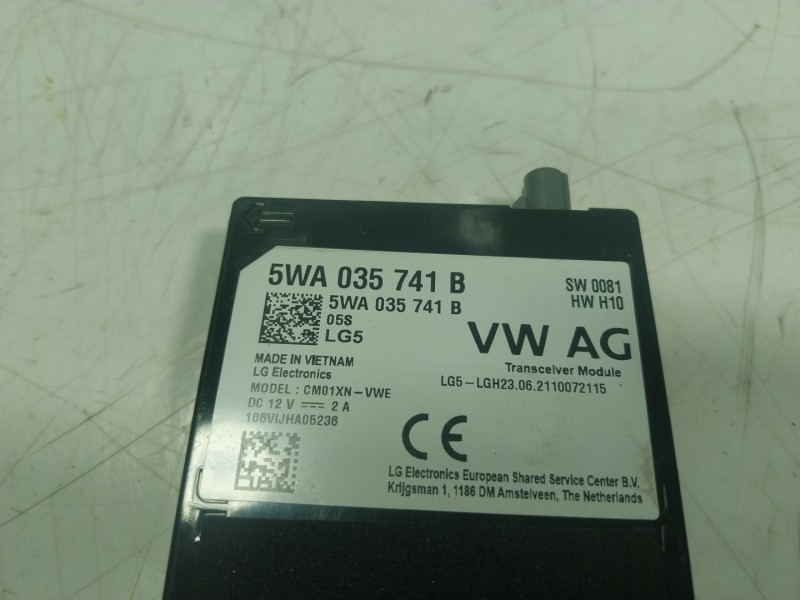 Recambio de modulo electronico para volkswagen golf viii (cd1) 2.0 tdi referencia OEM IAM  5WA035741B 
