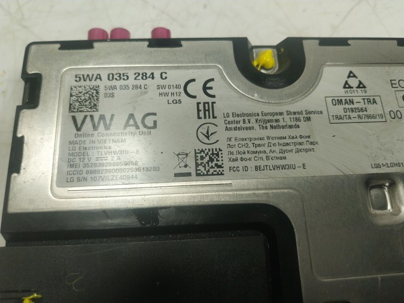 Recambio de modulo electronico para volkswagen golf viii (cd1) 2.0 tdi referencia OEM IAM  5WA035284C 