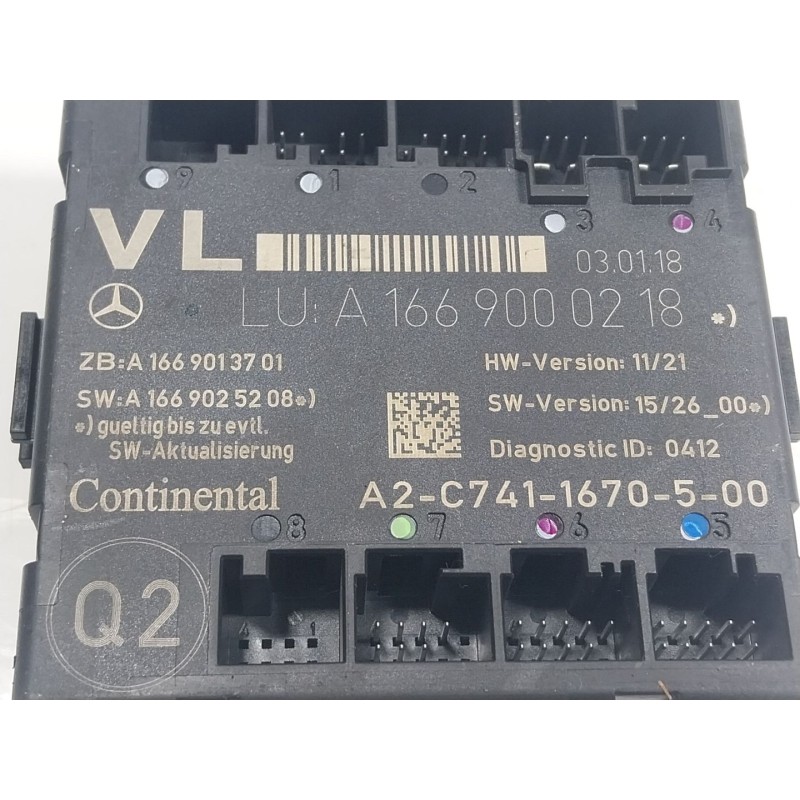 Recambio de modulo electronico para mercedes-benz clase gla (x156) gla 180 (156.942) referencia OEM IAM  A1669000218 