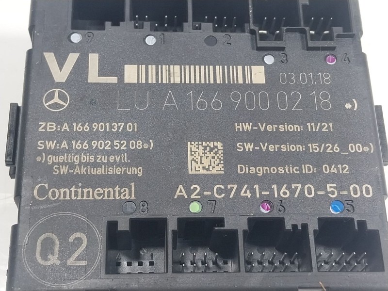 Recambio de modulo electronico para mercedes-benz clase gla (x156) gla 180 (156.942) referencia OEM IAM  A1669000218 