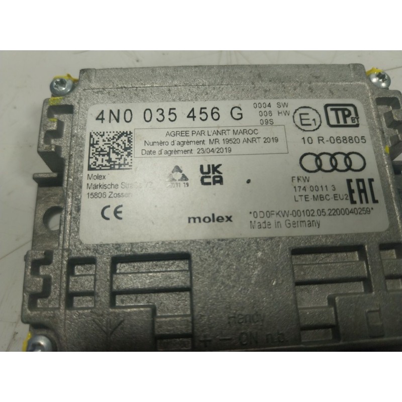 Recambio de modulo electronico para cupra leon sportstourer (kl8) 1.4 tsi phev referencia OEM IAM  4N0035456G 