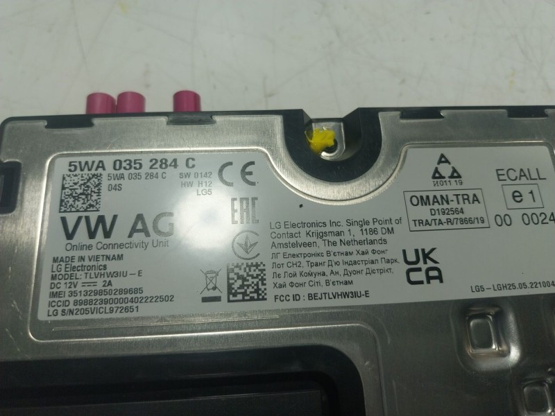 Recambio de modulo electronico para cupra leon sportstourer (kl8) 1.4 tsi phev referencia OEM IAM  5WA035284C 