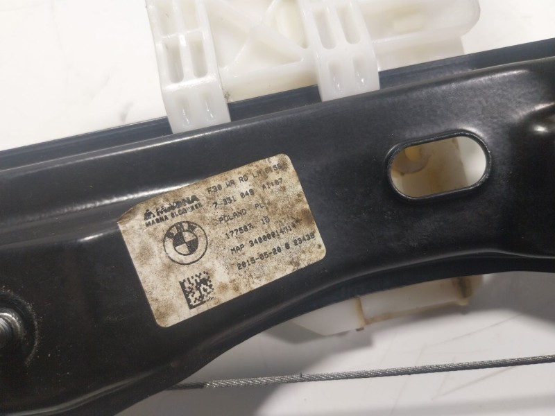 Recambio de elevalunas trasero izquierdo para bmw 3 touring (f31) 316 d referencia OEM IAM  7351049 