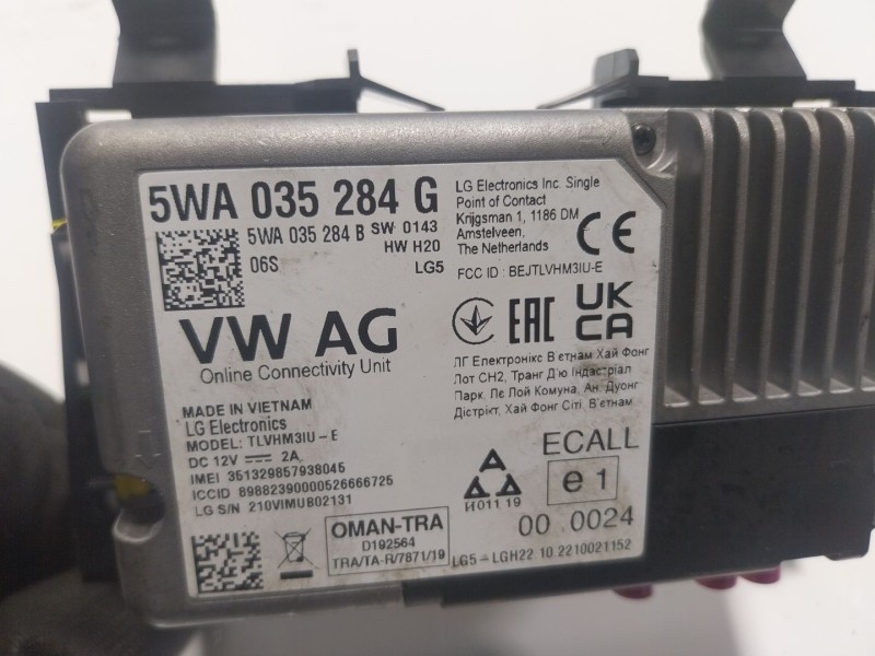 Recambio de modulo electronico para volkswagen t-cross (c11, d31) 1.0 tsi referencia OEM IAM  5WA035284G 