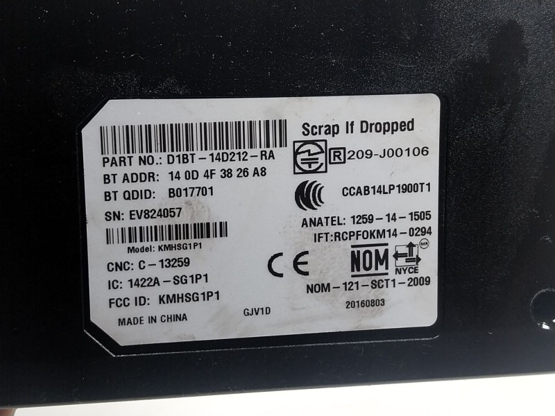 Recambio de modulo electronico para ford transit connect 1.5 tdci cat referencia OEM IAM  D1BT14D212 