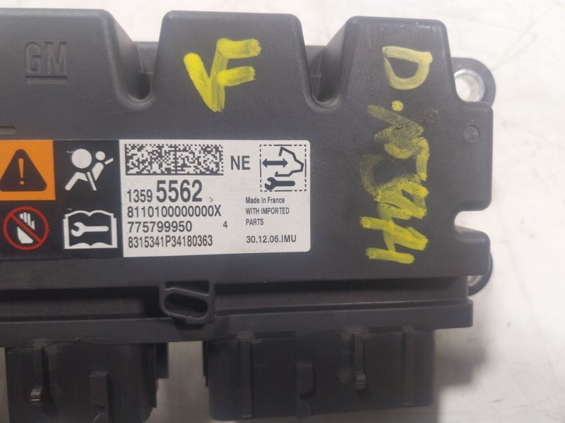 Recambio de centralita airbag para opel astra k (b16) 1.6 cdti (68) referencia OEM IAM  13595562 