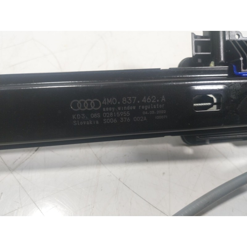 Recambio de elevalunas delantero derecho para audi q7 4mg 3.0 v6 24v tdi referencia OEM IAM  4M0837462A 