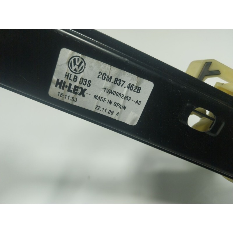 Recambio de elevalunas delantero derecho para volkswagen t-cross (c11, d31) 1.0 tsi referencia OEM IAM 2GM837462B 2GM837462B 