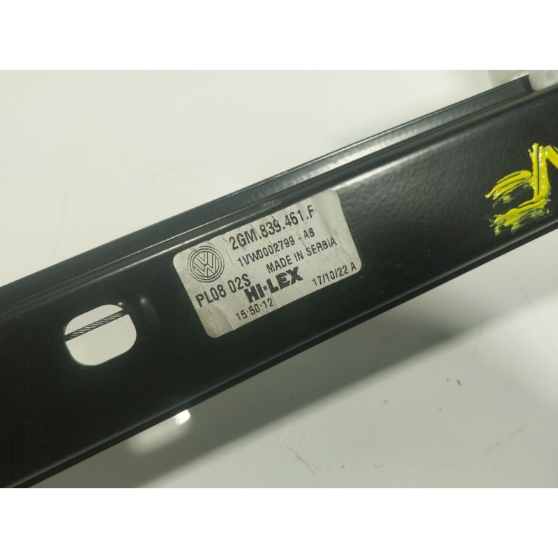 Recambio de elevalunas trasero izquierdo para volkswagen t-cross (c11, d31) 1.0 tsi referencia OEM IAM 2GM839461E 2GM839461F 