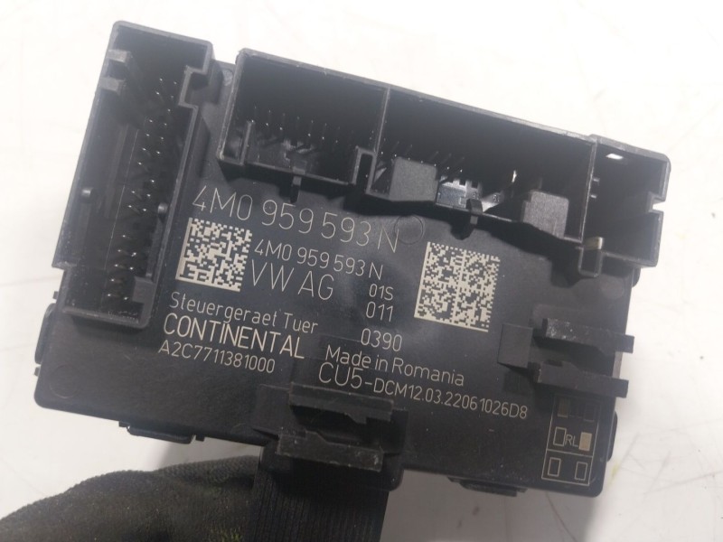 Recambio de modulo electronico para audi q7 4mg 3.0 v6 24v tdi referencia OEM IAM  4M0959593N 