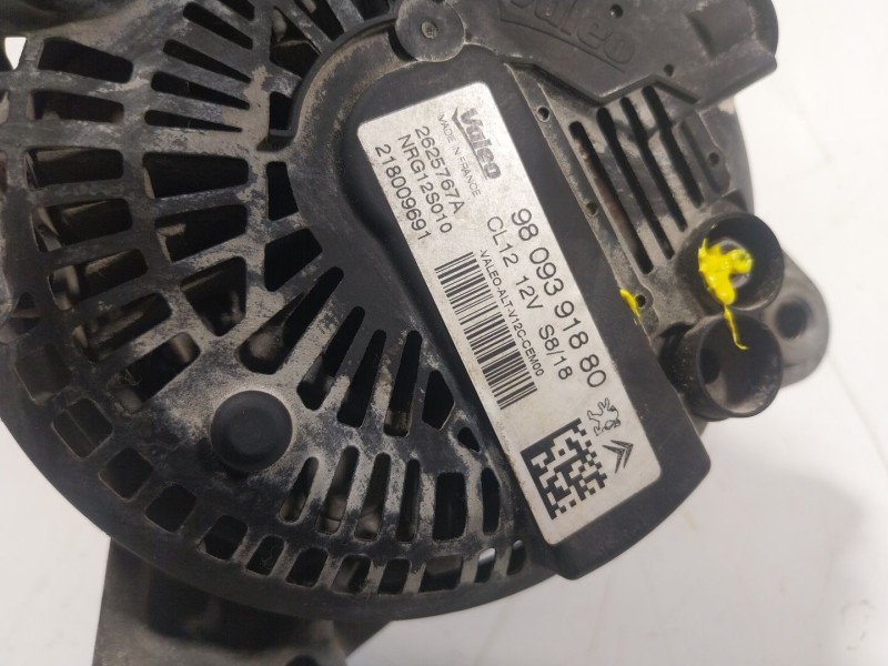 Recambio de alternador para peugeot 208 i (ca_, cc_) 1.2 vti 82 referencia OEM IAM 9809391880 9809391880 