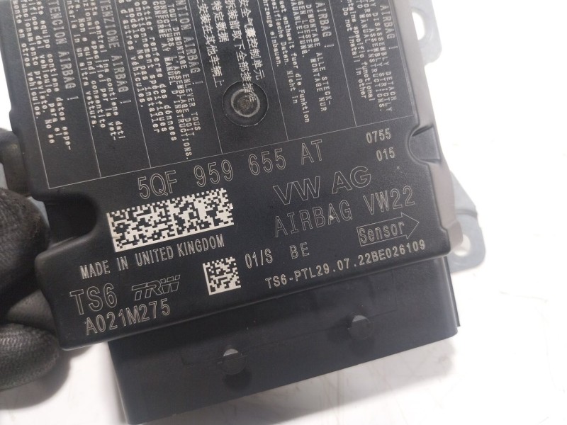 Recambio de centralita airbag para seat ateca (kh7) 1.5 16v tsi act referencia OEM IAM 5QF959655AT 5QF959655AT 