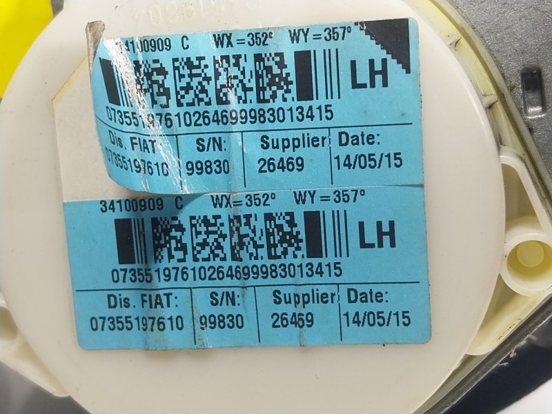 Recambio de cinturon seguridad delantero izquierdo para ford ka (ru8) 1.2 referencia OEM IAM 2315651 07355197610 