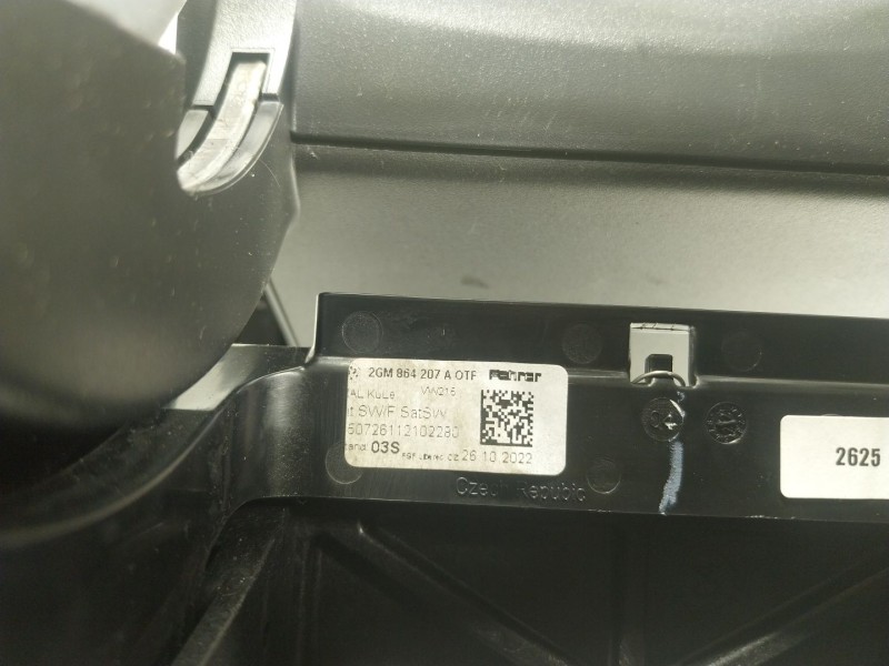 Recambio de apoyabrazos central para volkswagen t-cross (c11, d31) 1.0 tsi referencia OEM IAM 2GM864207AOTF 2GM864207A 