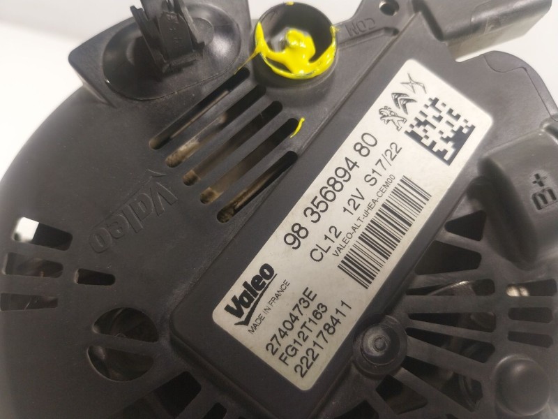Recambio de alternador para peugeot 208 (p2) 1.2 puretech referencia OEM IAM  9835689480 