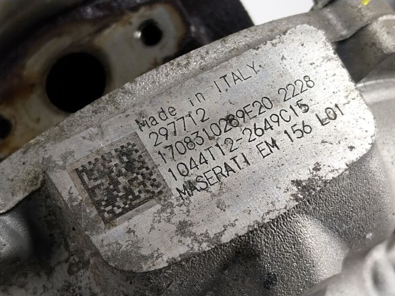 Recambio de turbocompresor para maserati levante 3.0 v6 twinturbo cat referencia OEM IAM  1708310289E20 