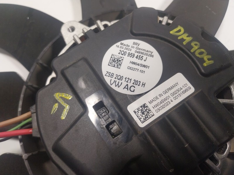 Recambio de electroventilador para seat ibiza v (kj1, kjg) 1.0 tsi referencia OEM IAM 2Q0121203N 2Q0959455J 