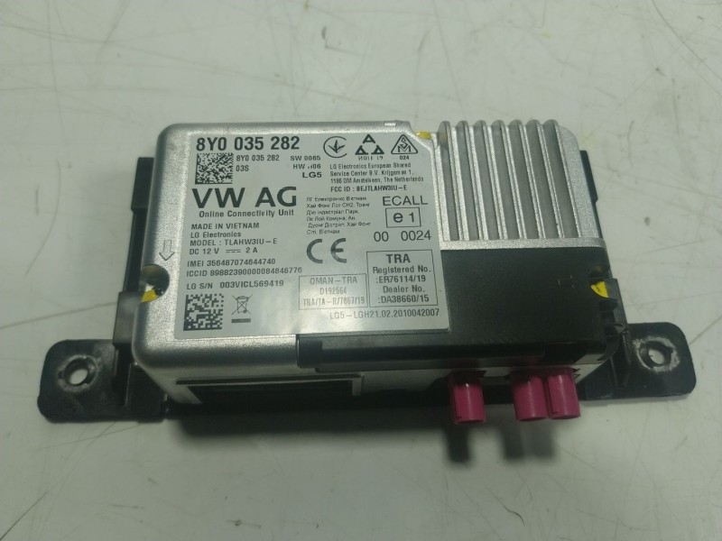 Recambio de modulo electronico para audi a3 sportback (8ya) 30 tdi referencia OEM IAM  8Y0035282 