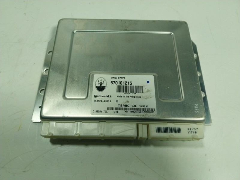 Recambio de modulo electronico para maserati levante 3.0 v6 twinturbo cat referencia OEM IAM  670101215 