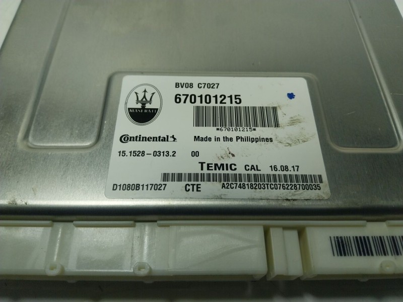 Recambio de modulo electronico para maserati levante 3.0 v6 twinturbo cat referencia OEM IAM  670101215 