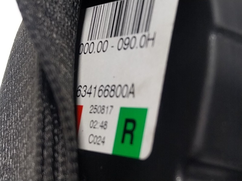 Recambio de cinturon seguridad trasero izquierdo para maserati levante 3.0 v6 twinturbo cat referencia OEM IAM  634166800 