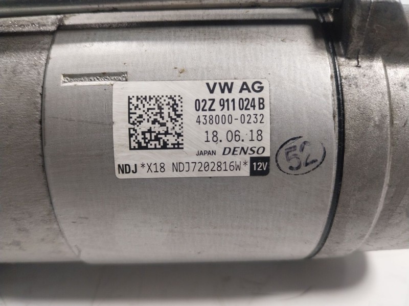 Recambio de motor arranque para volkswagen touran (5t1) 1.6 tdi referencia OEM IAM  02Z911024 