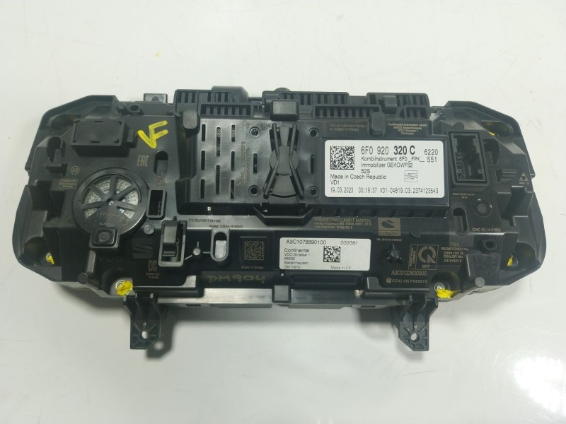 Recambio de cuadro instrumentos para seat ibiza v (kj1, kjg) 1.0 tsi referencia OEM IAM 6F0920320C 6F0920320C 