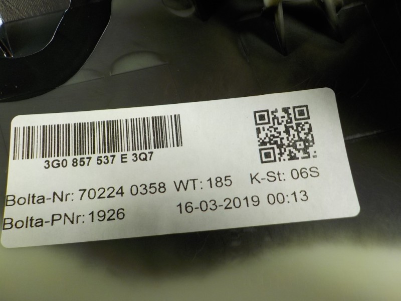 Recambio de carcasa retrovisor izquierdo para volkswagen arteon (3h7) elegance 4motion referencia OEM IAM  3G0857537E 