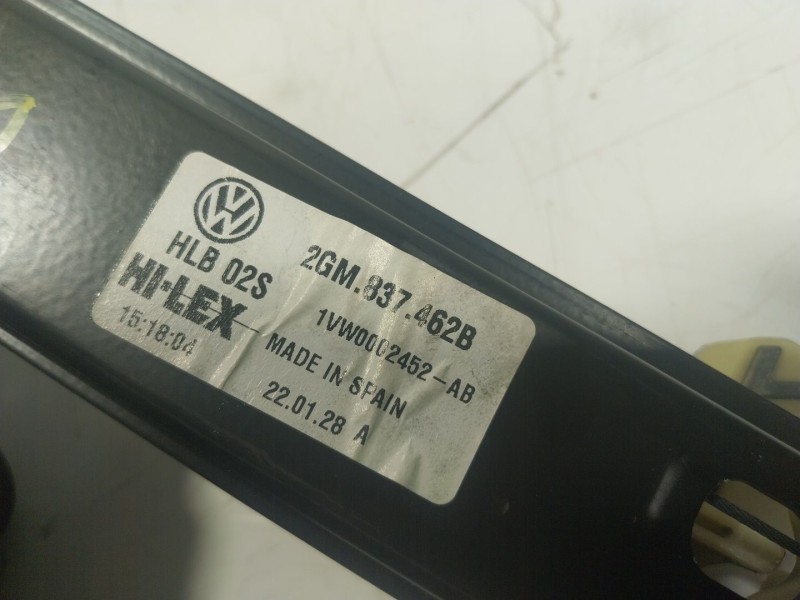 Recambio de elevalunas delantero derecho para volkswagen t-cross 1.0 tsi referencia OEM IAM  2GM837462B 