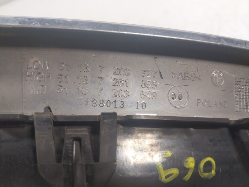 Recambio de rejilla para bmw 5 (f10) 520 d referencia OEM IAM 51137200727 7200727 