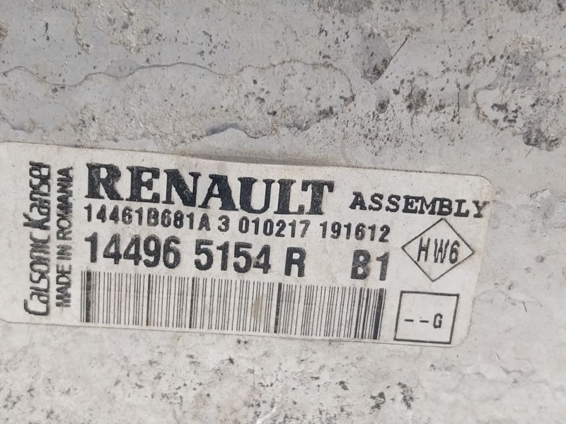 Recambio de intercooler para renault captur i (j5_, h5_) 1.2 tce 120 referencia OEM IAM 144965154R 144965154R 