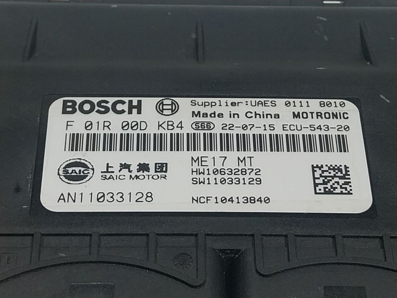 Recambio de centralita motor uce para mg mg zs suv 1.5 vti referencia OEM IAM  11033128 