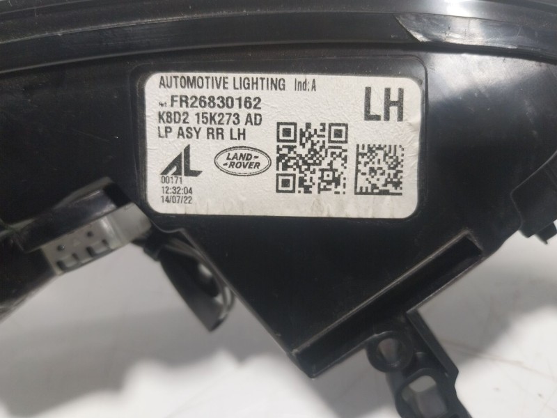 Recambio de piloto marcha atras para land rover range rover evoque referencia OEM IAM LR173020 K8D215K273AD 