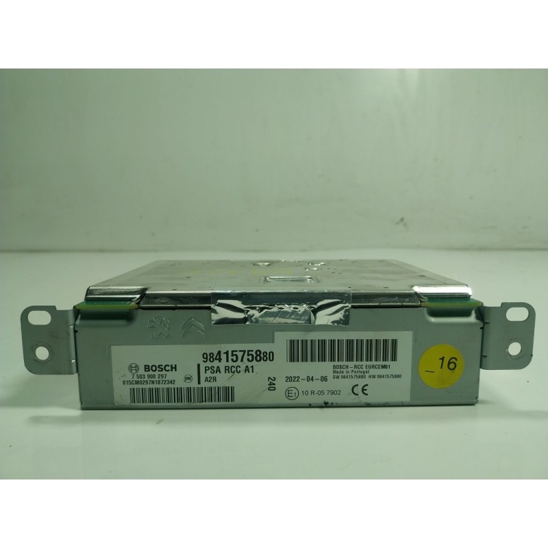 Recambio de sistema audio / radio cd para peugeot 208 (p2) 1.2 puretech referencia OEM IAM 1684981680 9841575880 