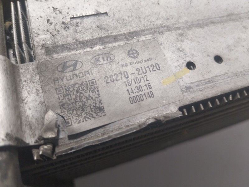 Recambio de intercooler para kia stonic (ybcuv) 1.6 crdi cat referencia OEM IAM 282712U100 282702U120 