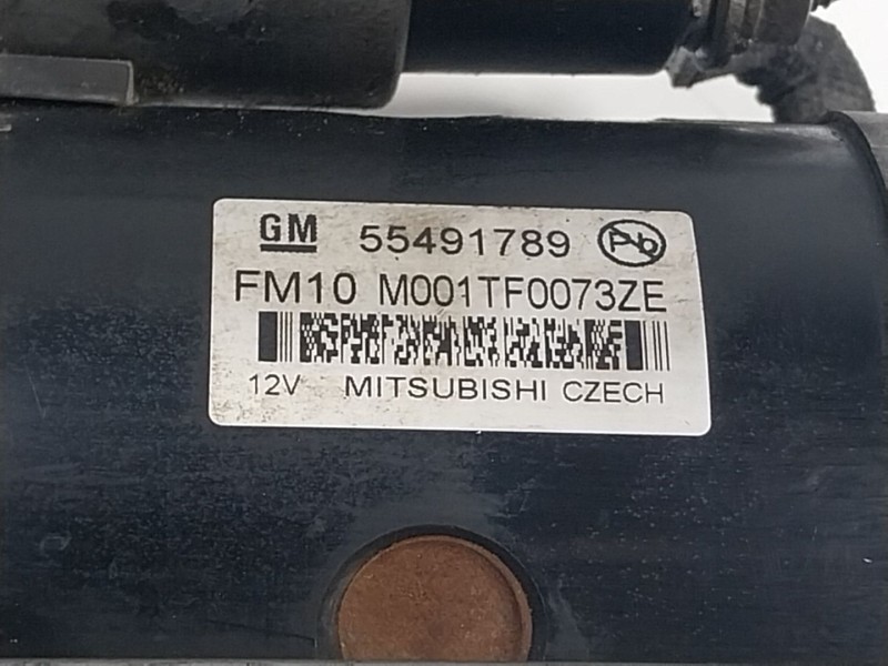 Recambio de motor arranque para opel astra k (b16) 1.6 cdti (68) referencia OEM IAM 55491473 55491789 