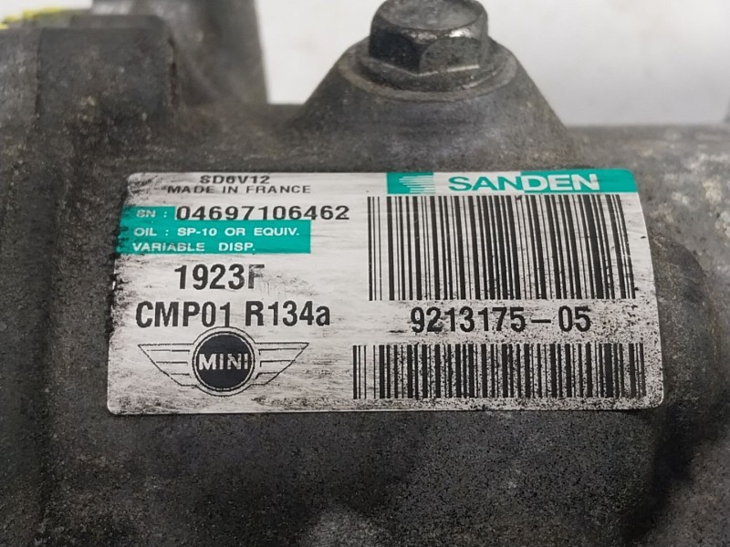 Recambio de compresor aire acondicionado para mini countryman (r60) 2.0 turbodiesel cat referencia OEM IAM  921317505 