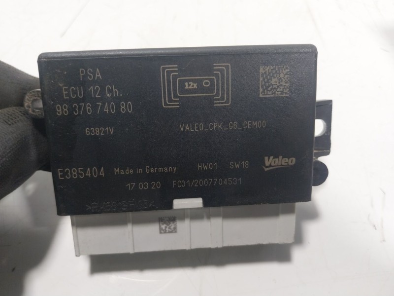 Recambio de modulo electronico para opel corsa f (p2jo) 1.2 (68) referencia OEM IAM  9837674080 