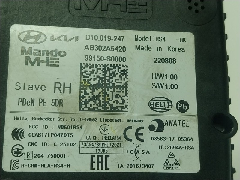 Recambio de modulo electronico para hyundai i30 (pde, pd, pden) 2.0 n referencia OEM IAM  99150S0000 