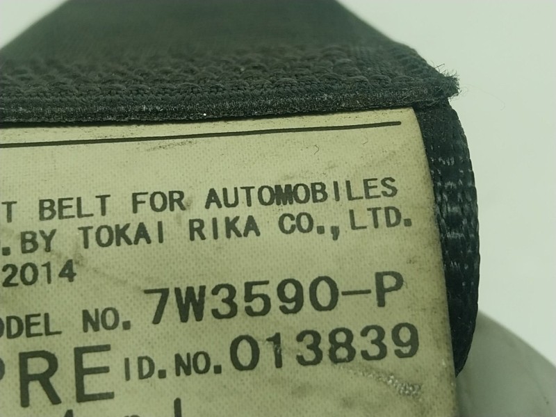 Recambio de cinturon seguridad delantero derecho para toyota prius (_w3_) 1.8 hybrid (zvw3_) referencia OEM IAM  7W3590 