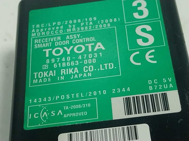 Recambio de modulo electronico para toyota prius (_w3_) 1.8 hybrid (zvw3_) referencia OEM IAM  8974047031 