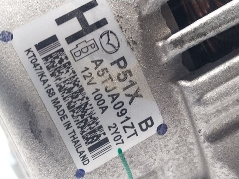 Recambio de alternador para mazda 2 hatchback (dl, dj) 1.5 skyactiv-g (djlfs) referencia OEM IAM  A5TJA091ZT 