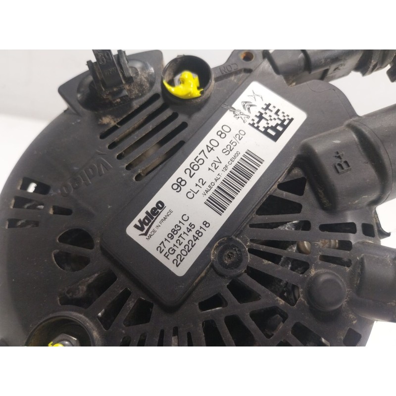Recambio de alternador para opel corsa f (p2jo) 1.2 (68) referencia OEM IAM  9826574080 
