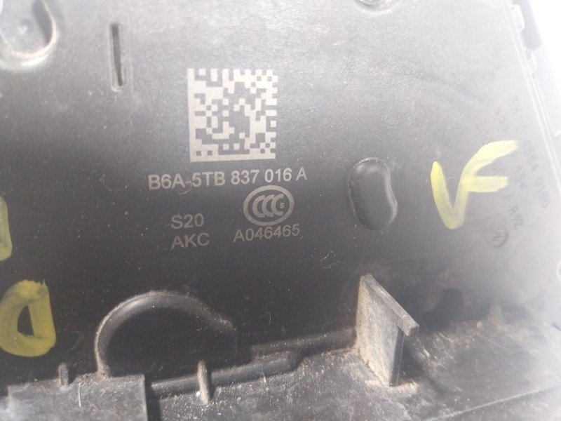 Recambio de cerradura puerta delantera derecha para skoda fabia iii (nj3) 1.0 referencia OEM IAM 5TB837016A 5TB837016A 