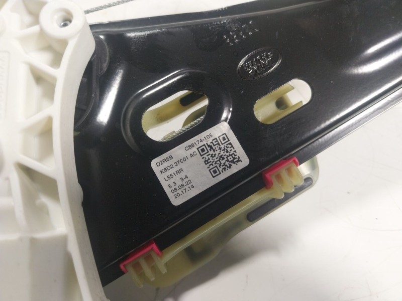 Recambio de elevalunas trasero izquierdo para land rover range rover evoque referencia OEM IAM LR114598 K8D227001AC 