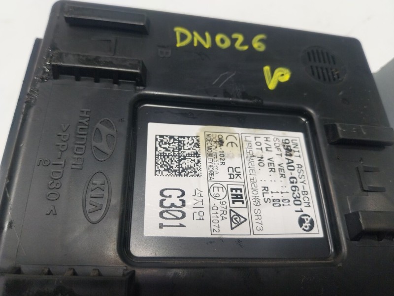 Recambio de modulo electronico para kia picanto iii (ja) 1.0 referencia OEM IAM  954A0G6301 