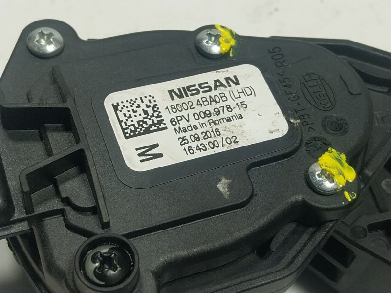 Recambio de potenciometro pedal para renault kadjar (ha_, hl_) 1.5 dci 110 (hla3) referencia OEM IAM 18002DF30B 6PV009978 