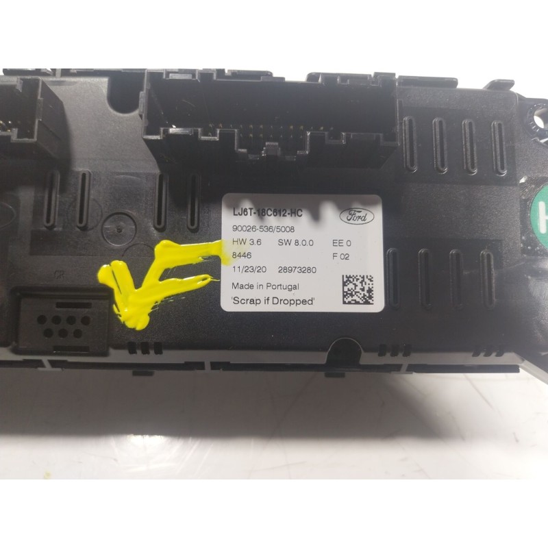 Recambio de mando climatizador para ford kuga iii (dfk) 1.5 ecoboost referencia OEM IAM 2534670 LJ6T18C612HC 