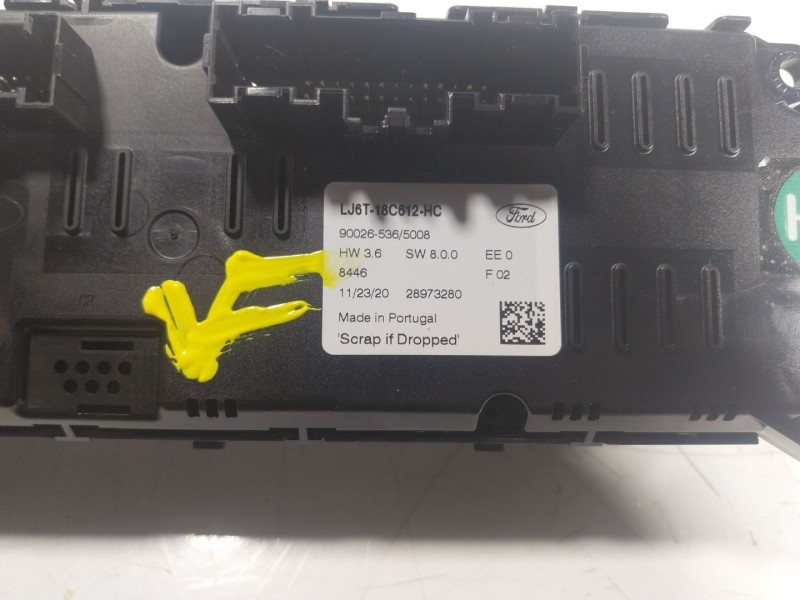 Recambio de mando climatizador para ford kuga iii (dfk) 1.5 ecoboost referencia OEM IAM 2534670 LJ6T18C612HC 