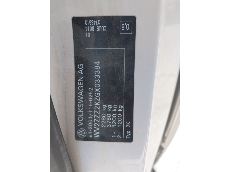 volkswagen caddy iv monospace (sab, saj) del año 2015